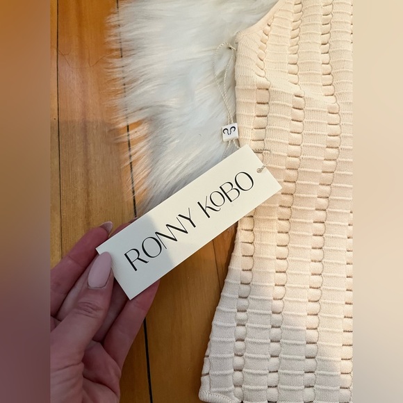 Ronny Kobo Eliora Open Knit Bodysuit - Picture 2 of 5
